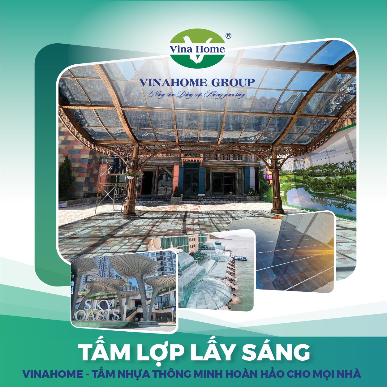 Laodong.vn - Vinahome Group – Thương hiệu đi đầu trong việc sản xuất tấm nhựa lấy sáng tại Việt Nam